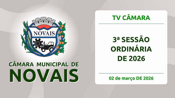 3ª Sessão Ordinária de 2026