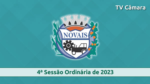 4ª Sessão Ordinária de 2023