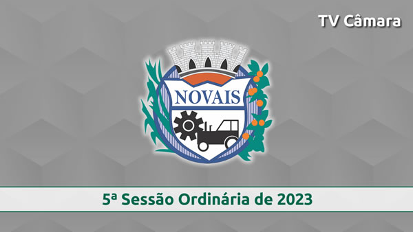 5ª Sessão Ordinária de 2023