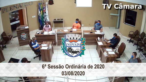 6º Sessão Ordinária de 2020