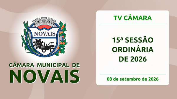 15ª Sessão Ordinária de 2026