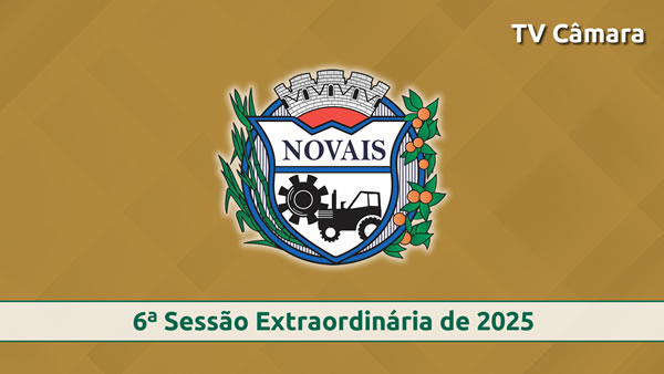 6ª Sessão Extraordinária de 2025